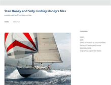 Tablet Screenshot of honeynav.com